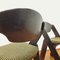 Italian Dining Chairs in Wood & Velvet, 1980s, Set of 6 9