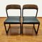 Trineau Dining Chairs in Black Eco Leather from Baumann, France, 1960s, Set of 2, Image 7