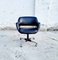 Chaise de Bureau Mid-Century en Cuir de Cassina, Italie, 1960s 2