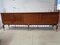 Italian Zebra Wood Sideboard with 2 Doors & 4 Flap Drawers with Bar, 1960s 5