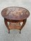 Antiker Nierenförmiger Tisch mit Intarsien 15