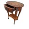 Antique Inlaid Kidney Shaped Table 2