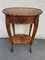 Antique Inlaid Kidney Shaped Table 11