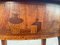 Antiker Nierenförmiger Tisch mit Intarsien 16