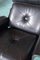 Mid-Century Black Leather Swivel Lounge Chair, 1960s, Image 2