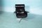 Mid-Century Black Leather Swivel Lounge Chair, 1960s, Image 18