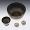 19th Century Thai Solid Silver Gilt & Niello Enamel Betel Bowls, Siam, 1860s, Set of 3 3