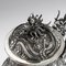 19th Century Chinese Export Solid Silver Tea Set, Woshing, Shanghai, 1890s, Set of 4 24