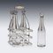 19th Century French Silver Plated & Glass Tantalus Set, 1880s, Image 17