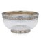 20th Century French Empire Solid Silver & Glass Bowl, Paris, 1900s 1