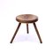 Mid-Century Rustic Oak Work Stool, Image 2