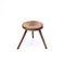 Mid-Century Rustic Oak Work Stool 4