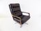 Chaise en Cuir Noir par Eugen Schmidt pour Solo Form 16