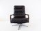 Chaise en Cuir Noir par Eugen Schmidt pour Solo Form 3