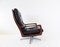 Black Leather Chair by Eugen Schmidt for Solo Form 12