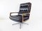 Black Leather Chair by Eugen Schmidt for Solo Form 1
