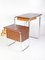 Tavolo o scrivania in metallo tubolare cromato di Kovona, anni '50, Immagine 10