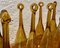 Blown Glass Pomponnette Champagne Flutes from Biot, France, 1960s, Set of 12 5