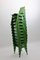 Vintage Green Stacking Dining Chairs by Roland Rainer, Vienna, 1952, Set of 12 2