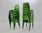 Vintage Green Stacking Dining Chairs by Roland Rainer, Vienna, 1952, Set of 12 10