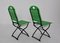 Green Garden or Patio Folding Chairs, 1980s, Set of 10, Image 7