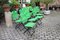 Green Garden or Patio Folding Chairs, 1980s, Set of 10 3