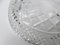 Art Deco Crystal Glass Fruit Bowl with Feet 12