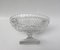 Art Deco Crystal Glass Fruit Bowl with Feet 6