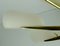 Large Mid-Century Acrylic & Brass Ceiling Lamp with 8 Arms, 1950s, Image 8