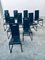 Postmodern Architectural Dining Chairs, Italy, 1980s, Set of 10 19