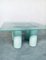 Tavolo da pranzo Serene quadrato architettonico di Lella & Massimo Vignelli per Jolly, Italia, anni '80, Immagine 6