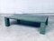 Postmodern Coffee Table in Faux Green Turtle Shell with Brass Inlay, Italy, 1980s 17
