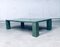 Postmodern Coffee Table in Faux Green Turtle Shell with Brass Inlay, Italy, 1980s 13