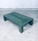 Postmodern Coffee Table in Faux Green Turtle Shell with Brass Inlay, Italy, 1980s 15