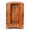 Oak Art Nouveau Arts & Crafts Gold Wardrobe Wardrobe by Gustave Serrurier-Bovy 6