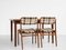 Midcentury Danish rectangular dining table in teak 1960s - with hidden extensions, Image 2