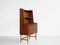 Midcentury Danish secretaire in teak 1960s - with foot in oak, Image 3