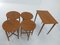 Mid-Century Set of Stools and Table by Poul Hundevad, Denmark, 1960s 12