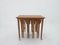 Set de Tabourets et Table Mid-Century par Poul Hundevad, Danemark, 1960s 2