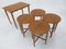 Mid-Century Set of Stools and Table by Poul Hundevad, Denmark, 1960s 9