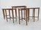 Mid-Century Set of Stools and Table by Poul Hundevad, Denmark, 1960s, Image 8