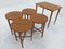 Mid-Century Set of Stools and Table by Poul Hundevad, Denmark, 1960s 10