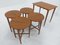 Set de Tabourets et Table Mid-Century par Poul Hundevad, Danemark, 1960s 10