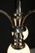 Art Deco Chrome 4-Light Chandelier, 1930s 12