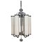 Large Bauhaus Chandelier with 6 Tubular Shades, 1930s 1