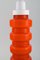 Orangefarbene Tischlampen aus mundgeblasenem Glas von Po Ström für Alsterfors, 2er Set 4