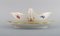 Antique Sauce Boat in Hand-Painted Porcelain with Flowers from Meissen, Image 2