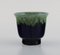 Small Vase in Glazed Ceramics by Carl Harry Stålhane for Designhuset 2