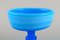 Swedish Compote in Turquoise Mouth-Blown Art Glass, 1970s, Image 4