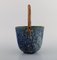Ice Bucket in Glazed Ceramics with Handle by Arne Bang, Denmark, Image 6